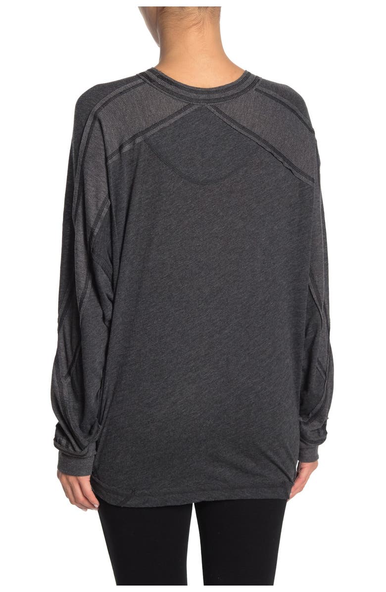 Free People All About It Long Sleeve Workout Top, Alternate, color, 