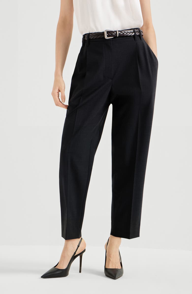Brunello Cucinelli Slouchy trousers, Main, color, Lignite Grey