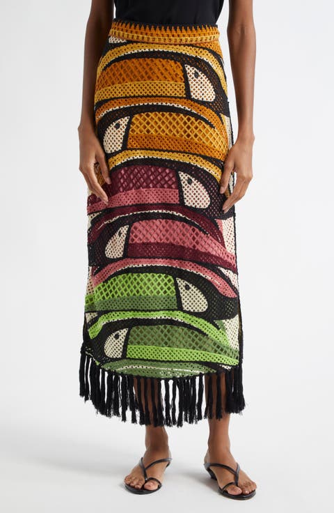 Toucan Tree Crochet Skirt