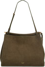 Alaïa Medium Le Click Suede Shoulder Bag