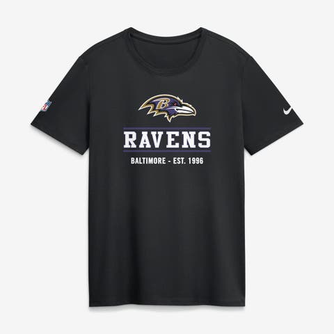 Women's Nike Black Baltimore Ravens Sideline Alt Dri-FIT T-Shirt