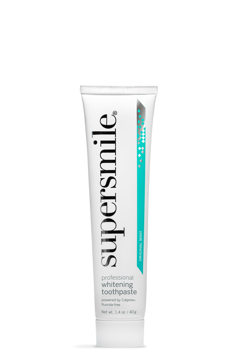 Fluoride Free Professional Whitening Toothpaste - original mint, Main, color, White
