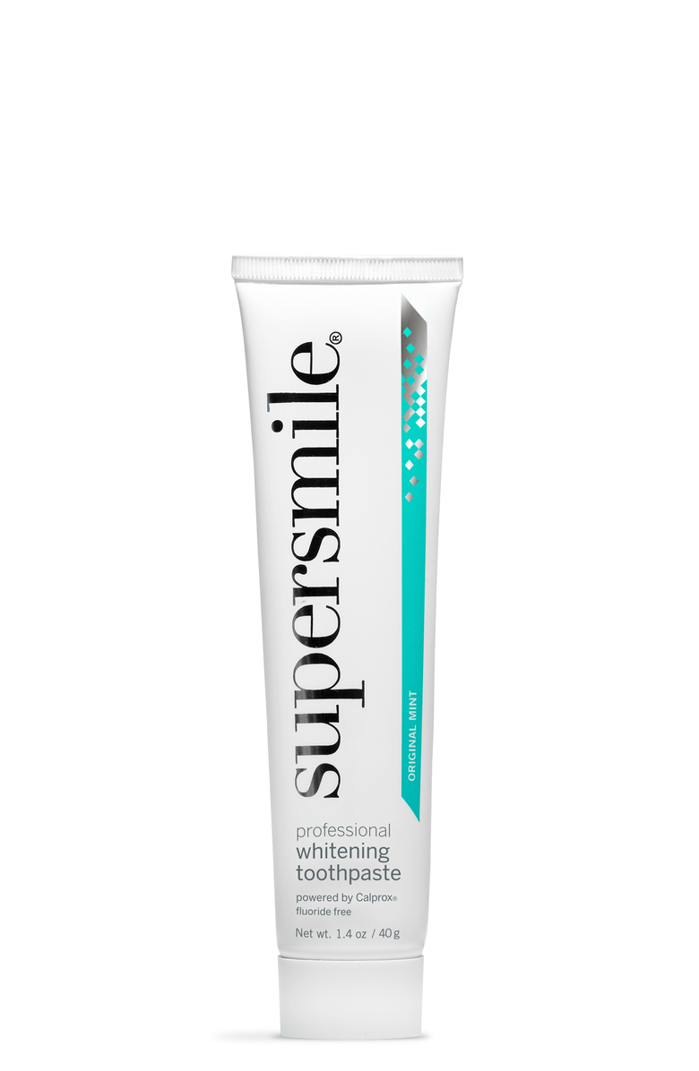 Supersmile Fluoride Free Professional Whitening Toothpaste - original mint, Alternate, color, White
