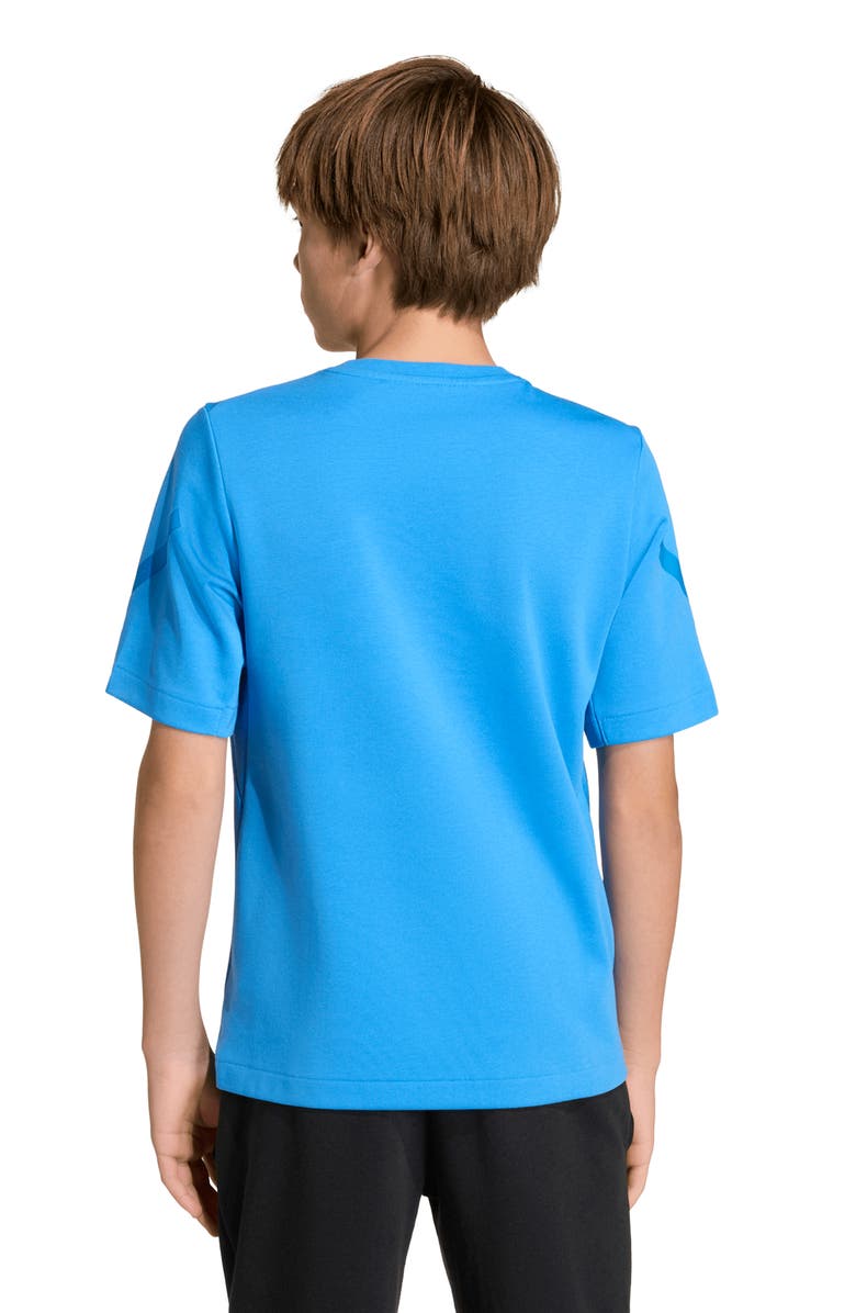 adidas Originals Kids' Z.N.E. Logo T-Shirt, Alternate, color, Ray Blue/ Bright Royal