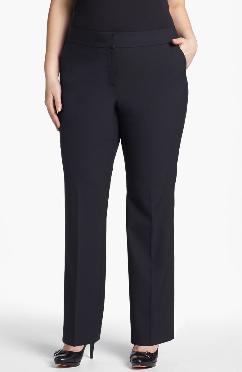 Sejour 'Ela' Curvy Fit Pants, Main, color,