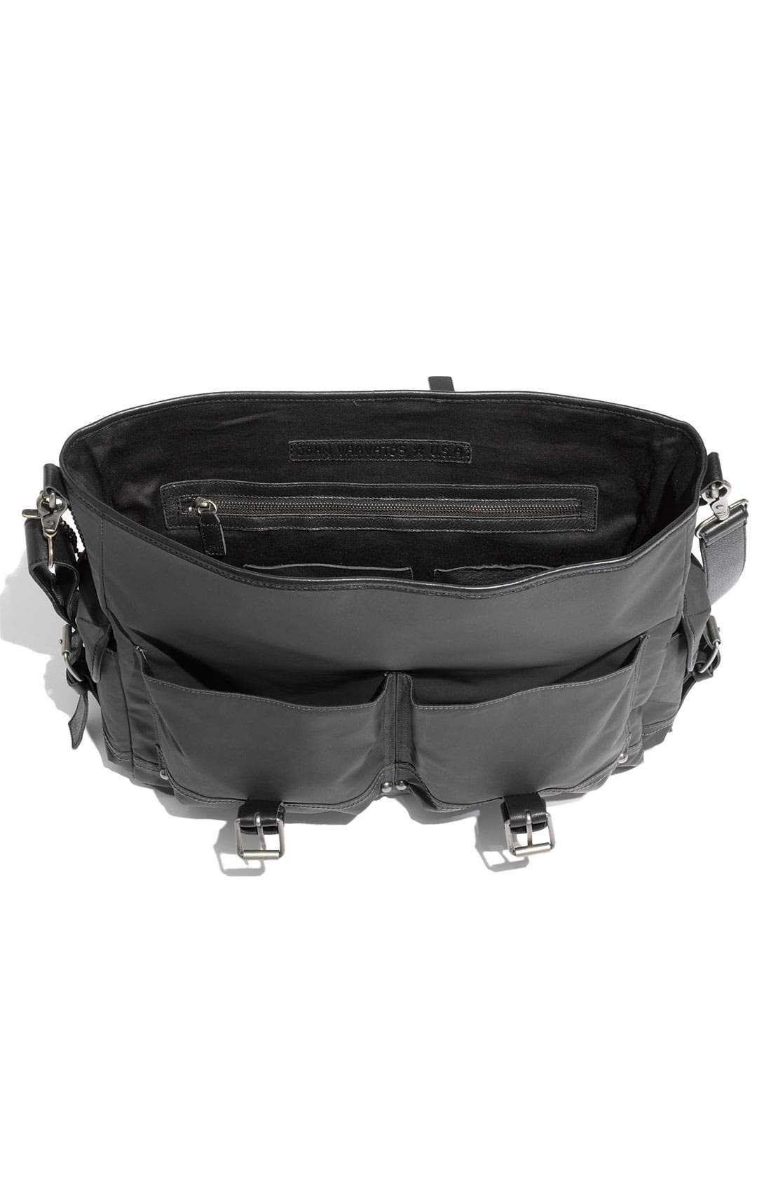 John Varvatos Star USA Coated Canvas Messenger Bag, Alternate, color, 