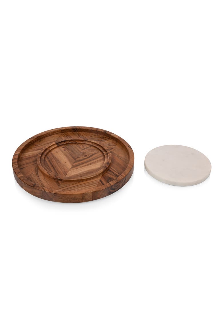 Isla Serving Platter, Alternate, color, BROWN
