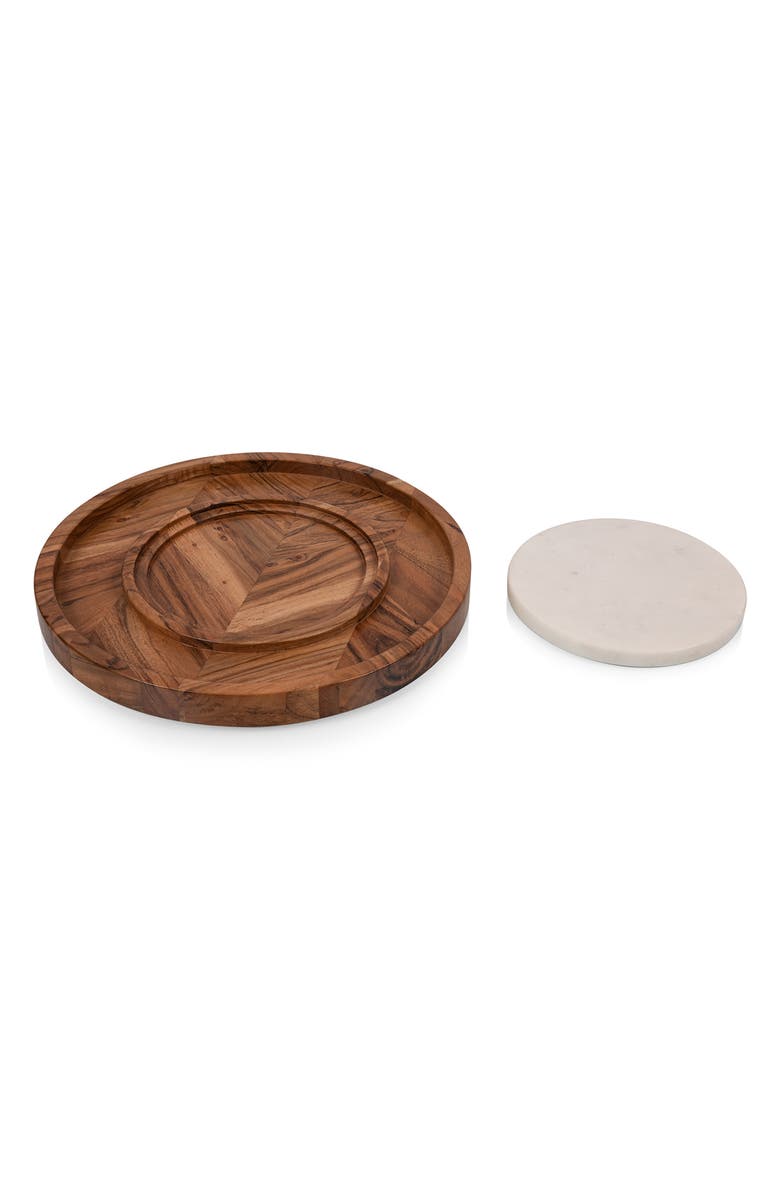 Picnic Time Isla Serving Platter, Alternate, color, Brown