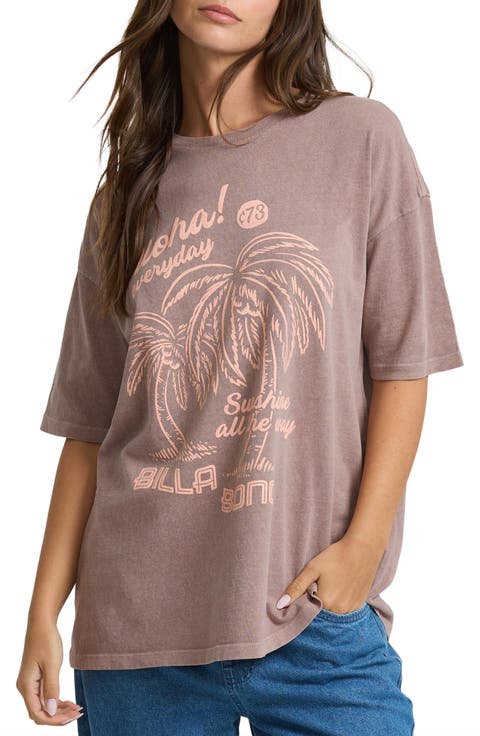 Surf N' Spray Cotton Graphic T-Shirt