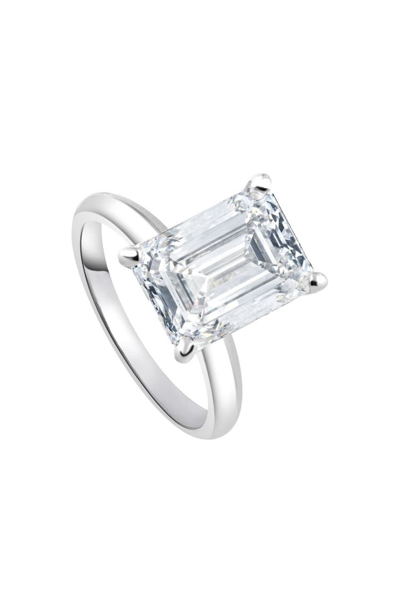 Bliss Diamond 4Ct Emerald Cut Certified Diamond Engagement Ring 14k Gold Lab Grown, Alternate, color, 