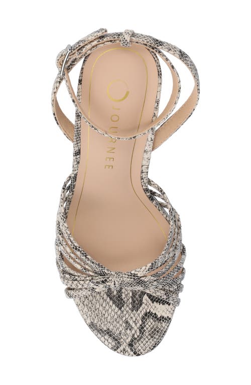 Journee Collection Vanita Stiletto Sandal In Snake