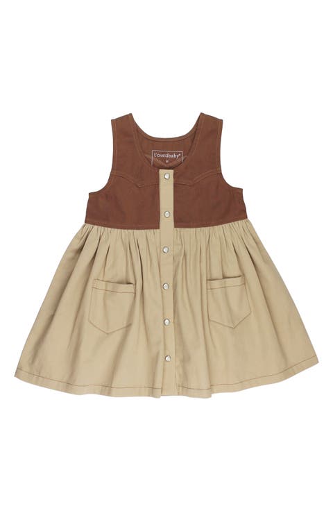 Sleeveless Organic Cotton Western Dress (Baby)