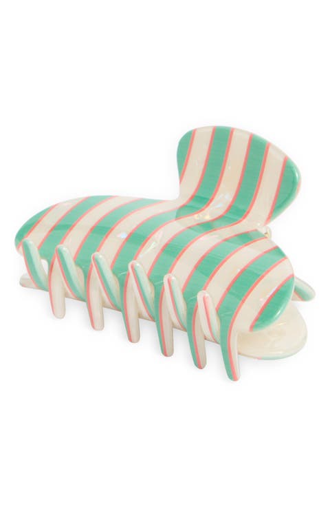 Lottie Stripe Claw Clip