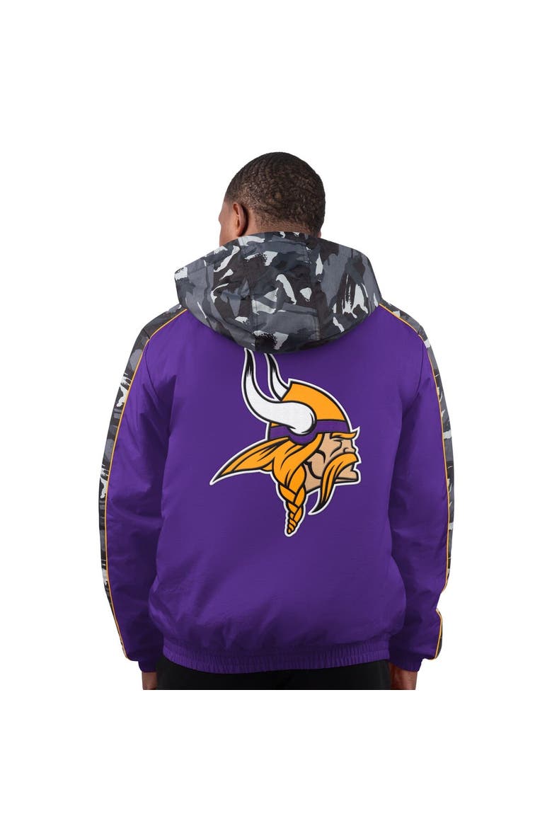 Men's Starter  Purple Minnesota Vikings Thursday Night Gridiron Full-Zip Jacket, Alternate, color, Purple