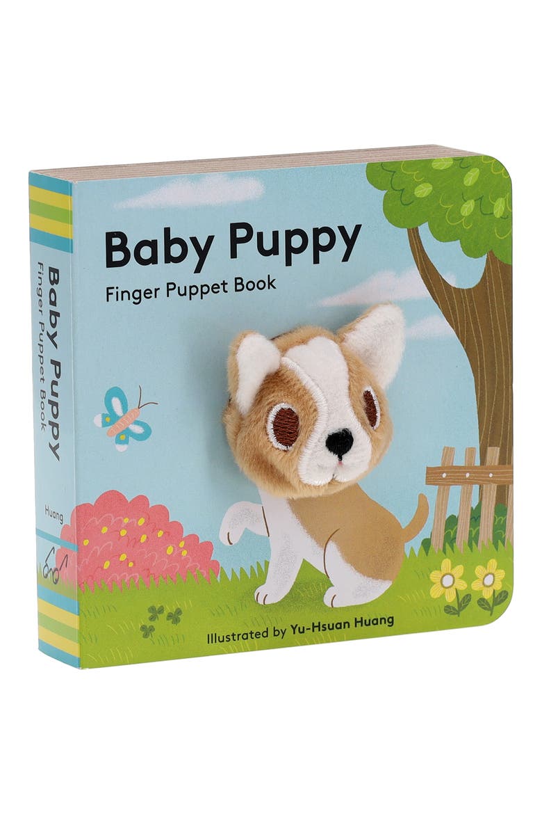 'Baby Puppy' Finger Puppet Board Book, Alternate, color, MULTICOLOR