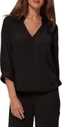 Michael Stars Kali Ruffle Neck Top