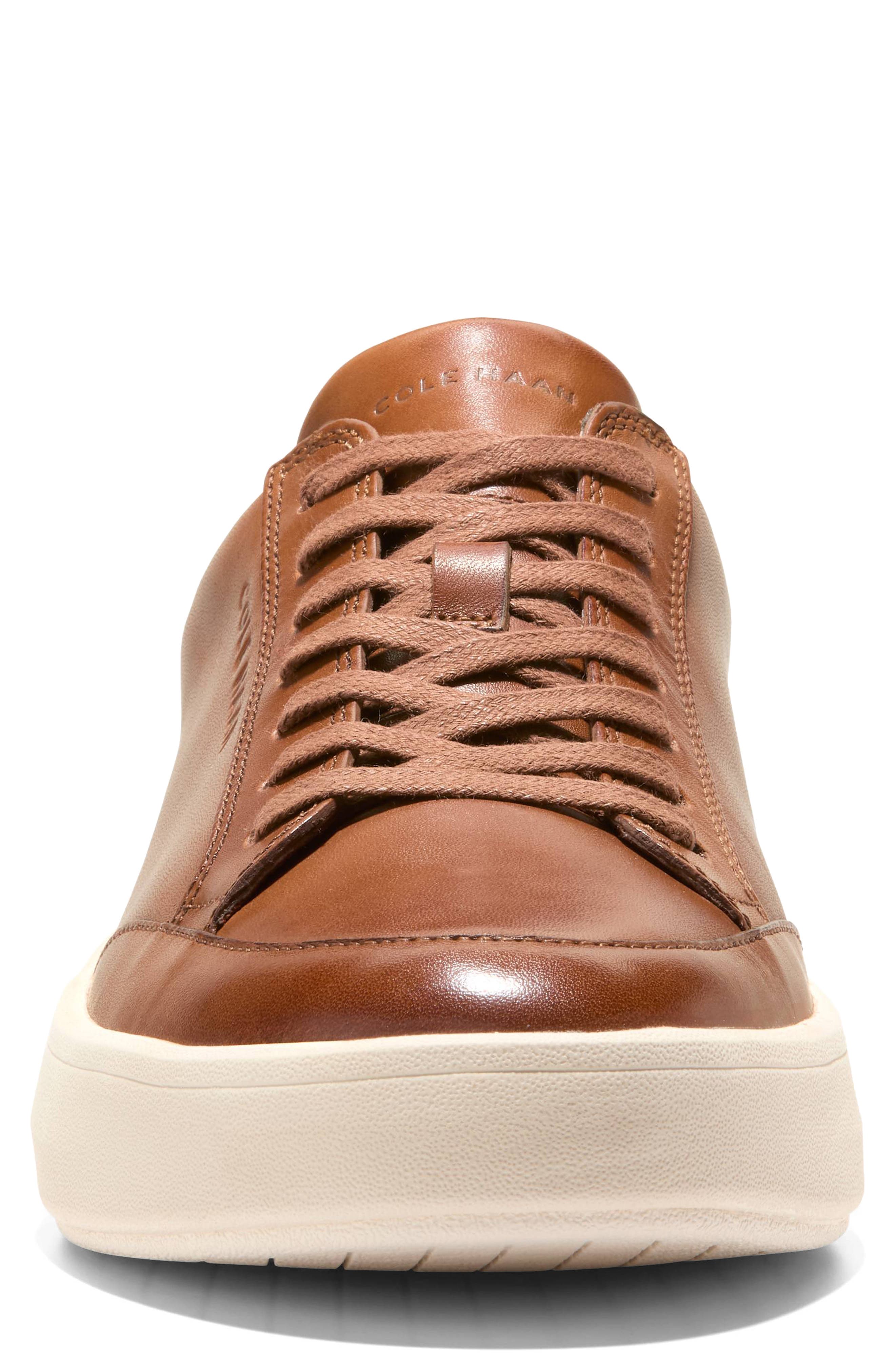 Cole Haan GrandPrø Halfcourt SkyWeave<sup>™</sup> Sneaker, Alternate, color, British Tan / Spiced Brown