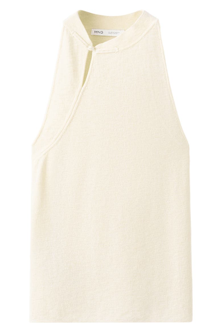 Halter Neck Knitted Top, Alternate, color, ECRU