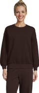 Lands' End Serious Sweats Relaxed Long Sleeve Crew Neck Sweatshirt - Set Top
