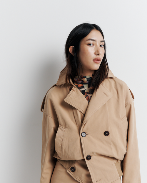 Romy Blair Jacket In Brown