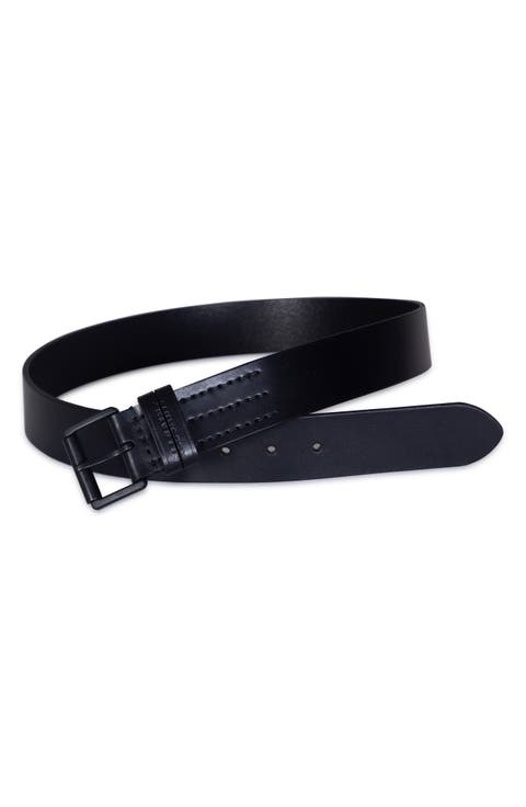 Split Loop Leather Belt