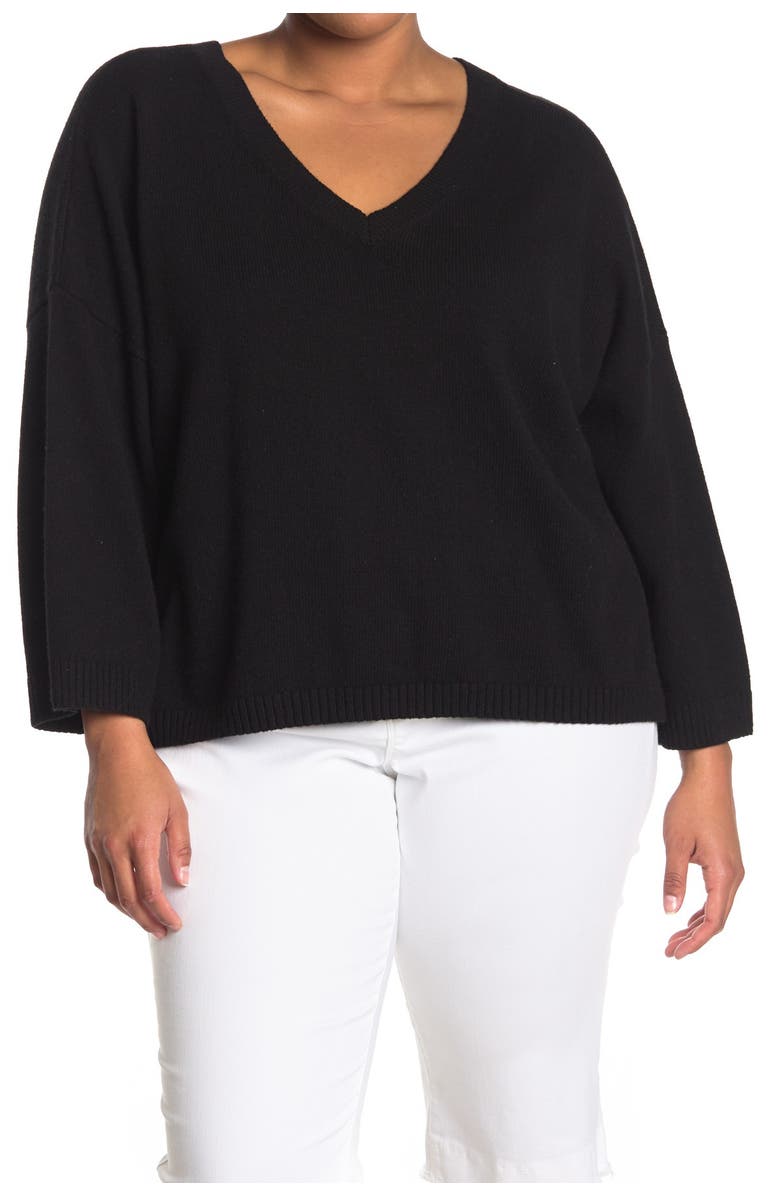 Madewell Double-V Pullover, Main, color,