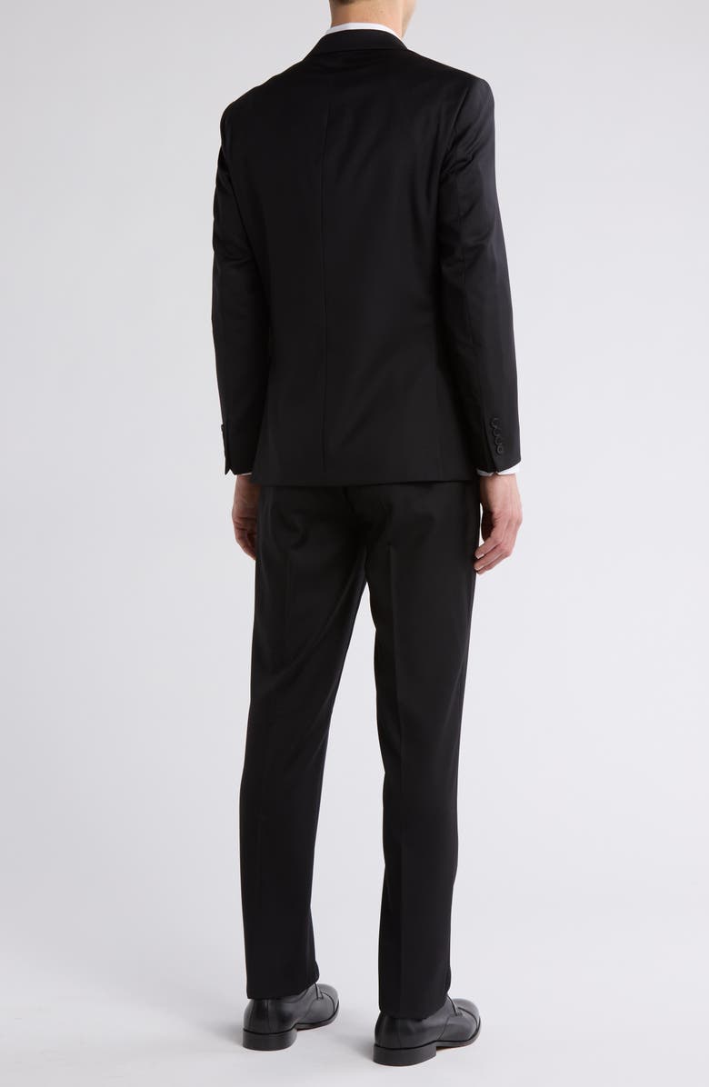 Calvin Klein Solid Two-Button Notched Lapel Slim Fit Suit, Alternate, color, 