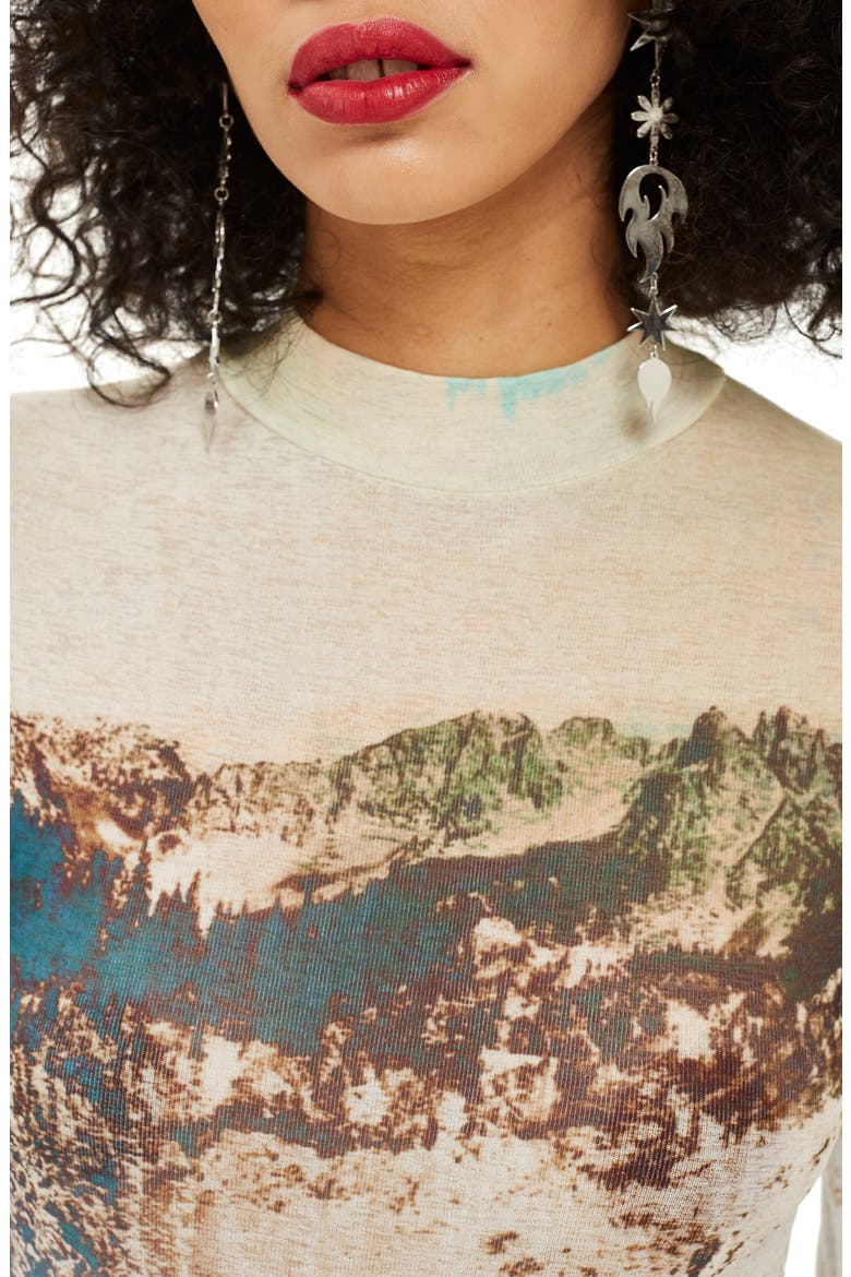 Landscape Print Tee, Alternate, color, CREAM MULTI