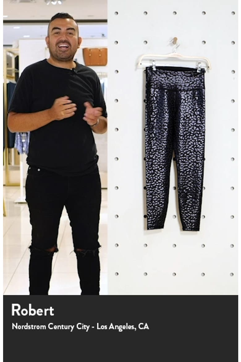 Chi Chi Foil Animal Print High Waist Leggings video