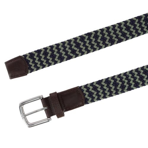 Trafalgar Milton Mixed Weave Limited Run Stretch Golf Belt In Gray