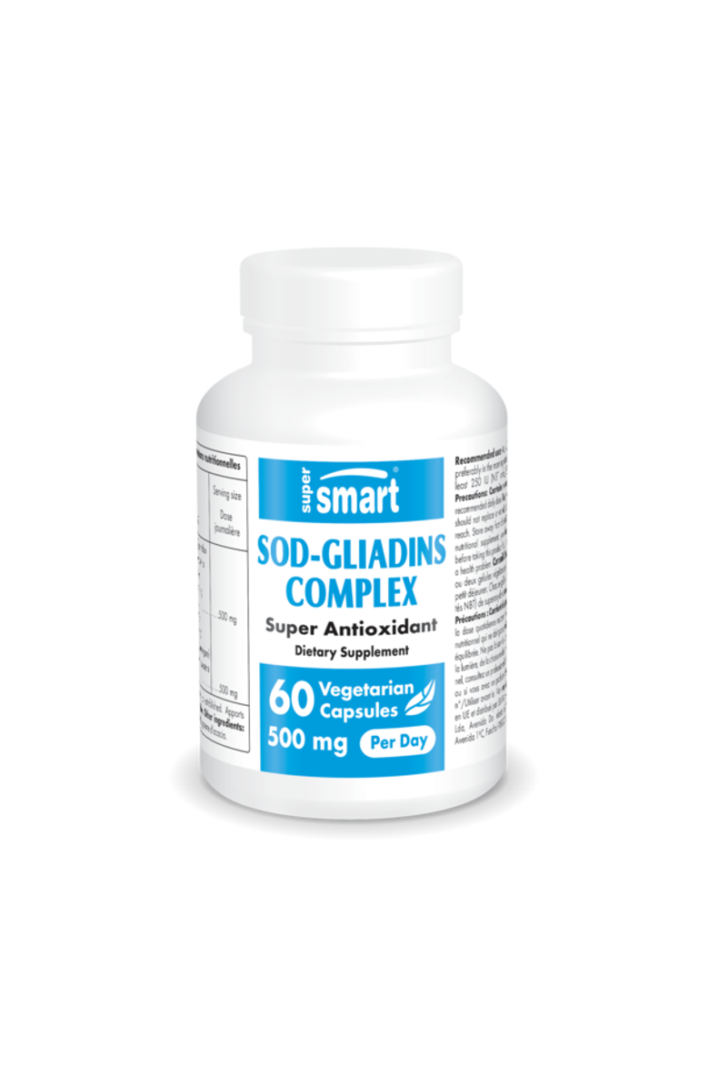 SuperSmart SOD-Gliadins Complex 500mg, Main, color, NO COLOR
