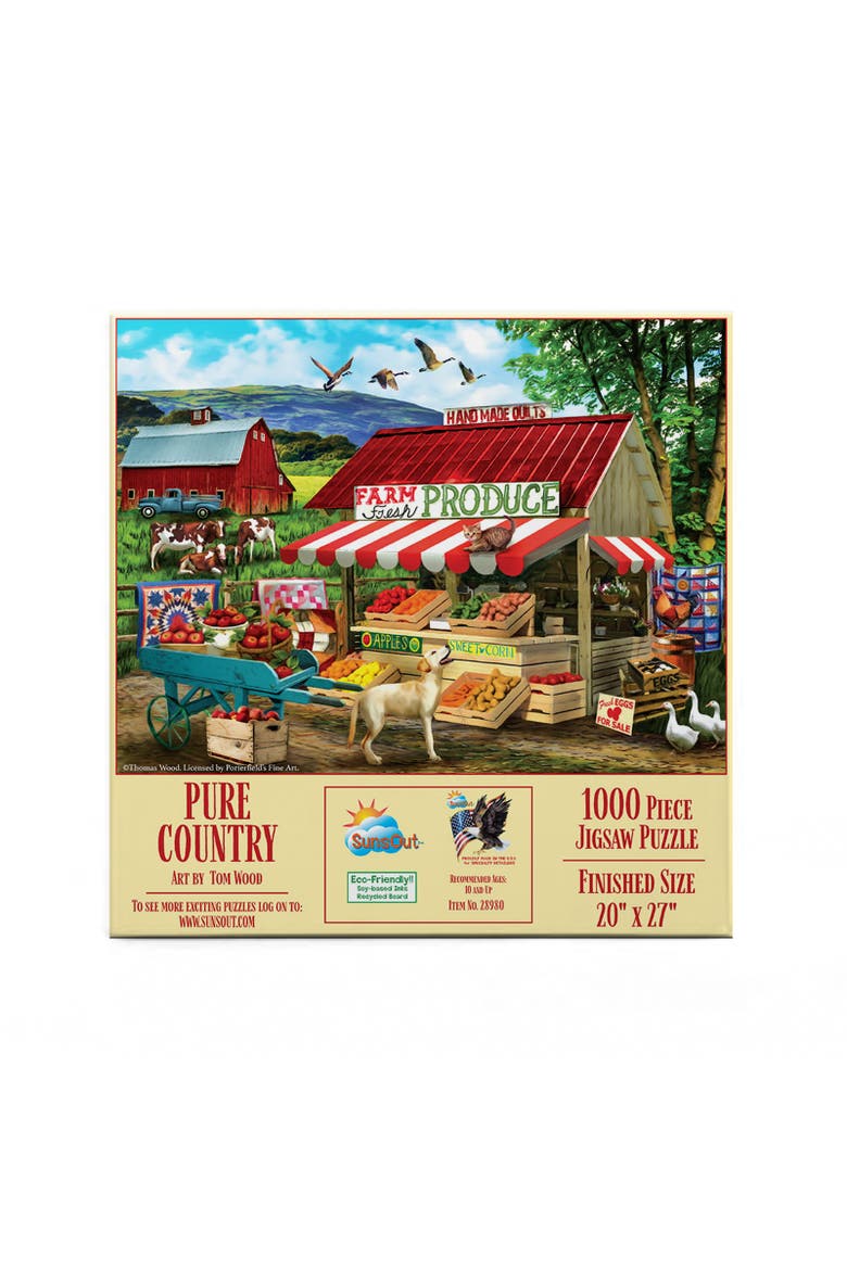Pure Country 1000 piece Jigsaw Puzzle for Adults, Alternate, color, Multicolor