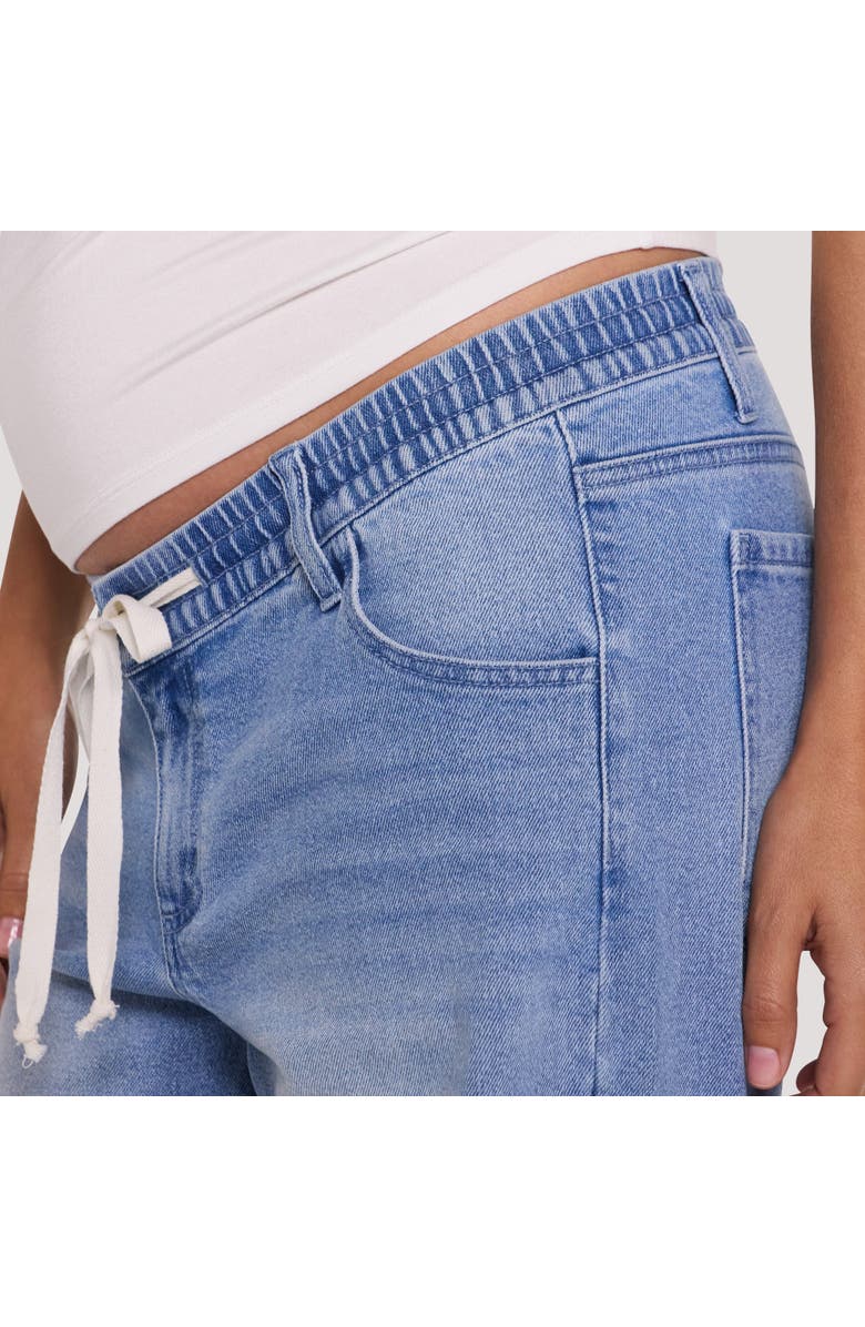 MOTHERHOOD MATERNITY Drawstring Pull On Barrel Jean, Alternate, color, Moni Wash