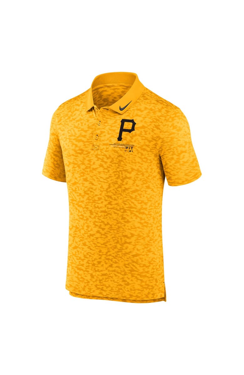 Nike Men's Nike  Gold Pittsburgh Pirates Next Level Performance Polo, Alternate, color, 