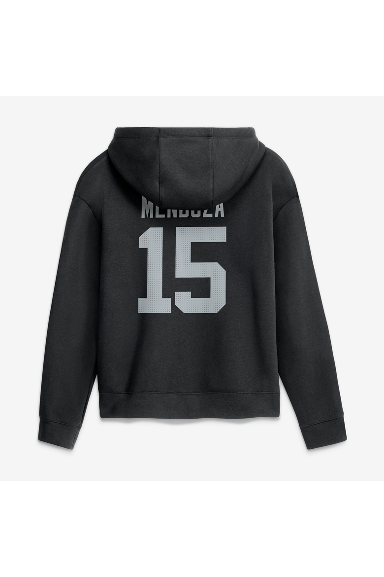 Women's Nike Fernando Mendoza Black Las Vegas Raiders Player Name & Number Fleece Hoodie, Alternate, color, Black
