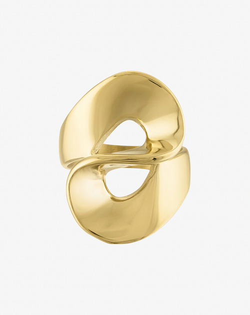 Ben Oni Afiya Statement Ring In Gold