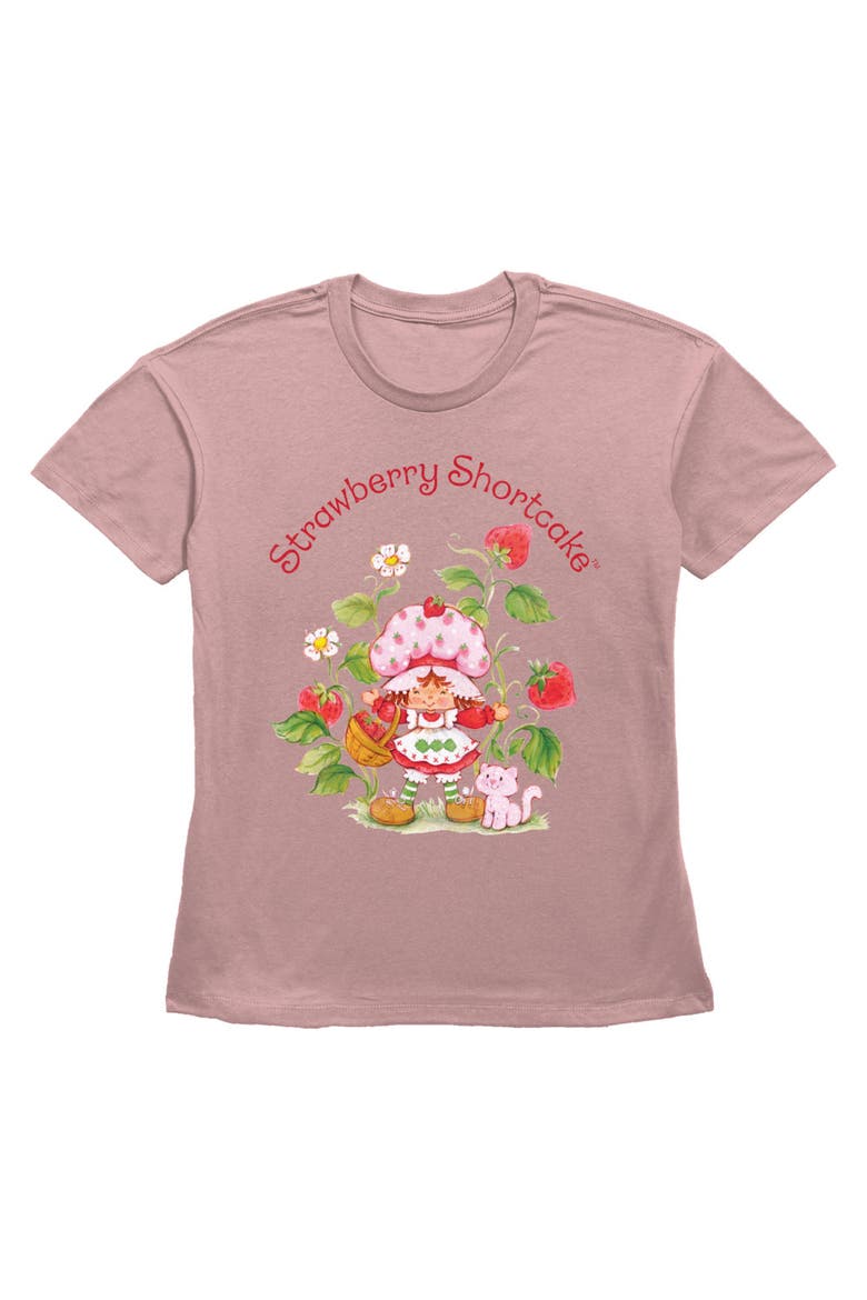 Women's Strawberry Shortcake Fruit Garden  Graphic T-Shirt, Main, color, Desert Pink