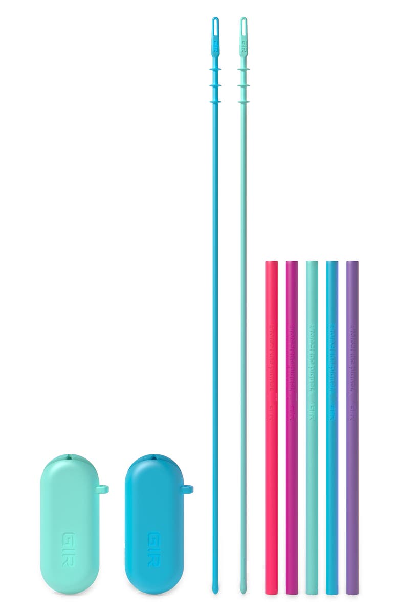 GIR 5-Pack Standard Silicone Straws, Main, color, 