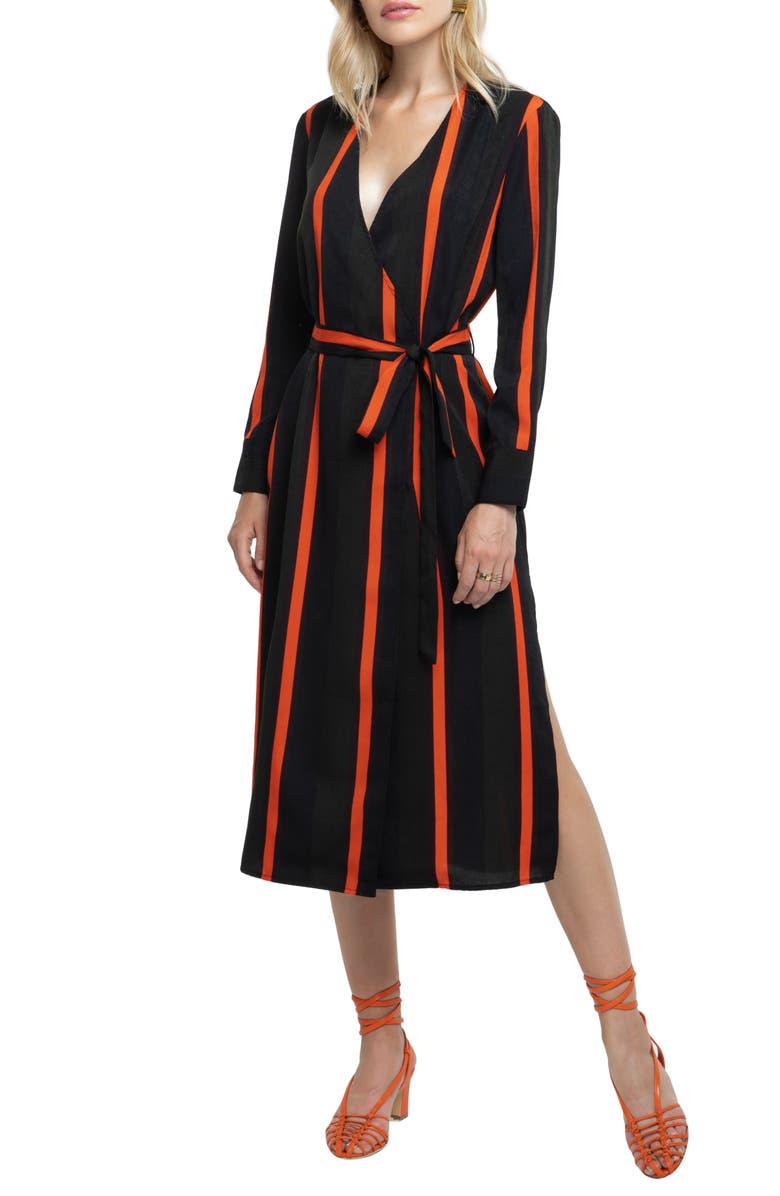 ASTR the Label Stripe Wrap Dress, Main, color,