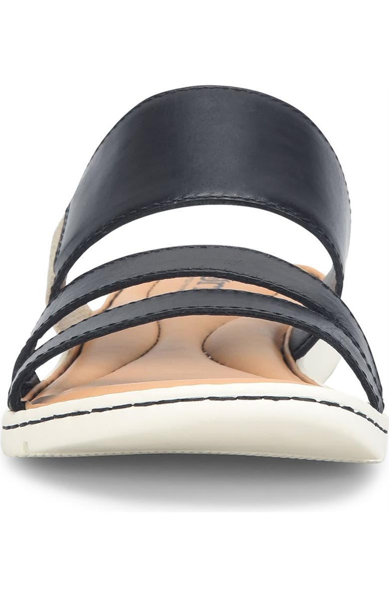 Børn Blakely Slide Sandal, Alternate, color, Black Leather