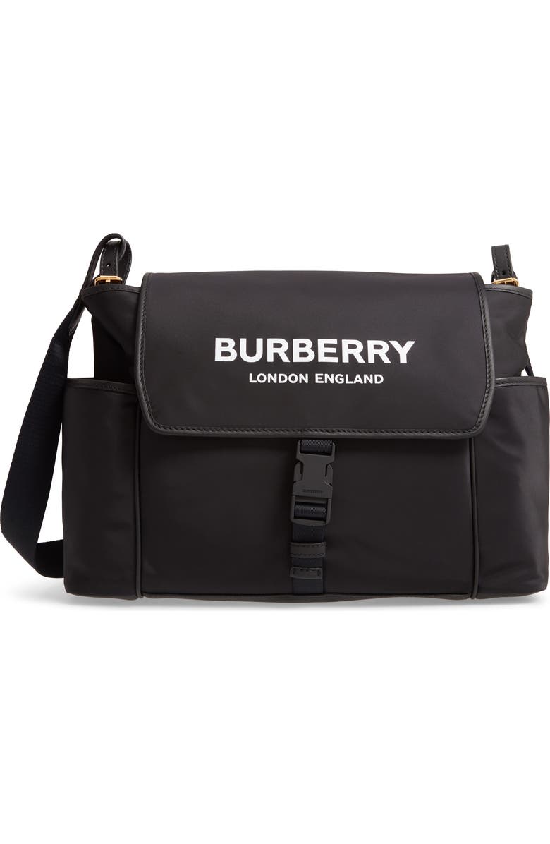 Burberry Flap Diaper Bag, Main, color,