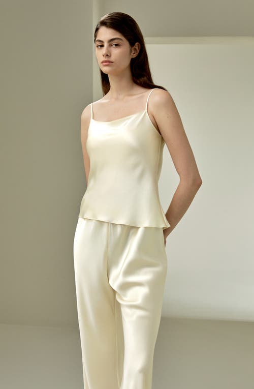 Lilysilk Double-faced Silk Charmeuse Camisole In Neutral