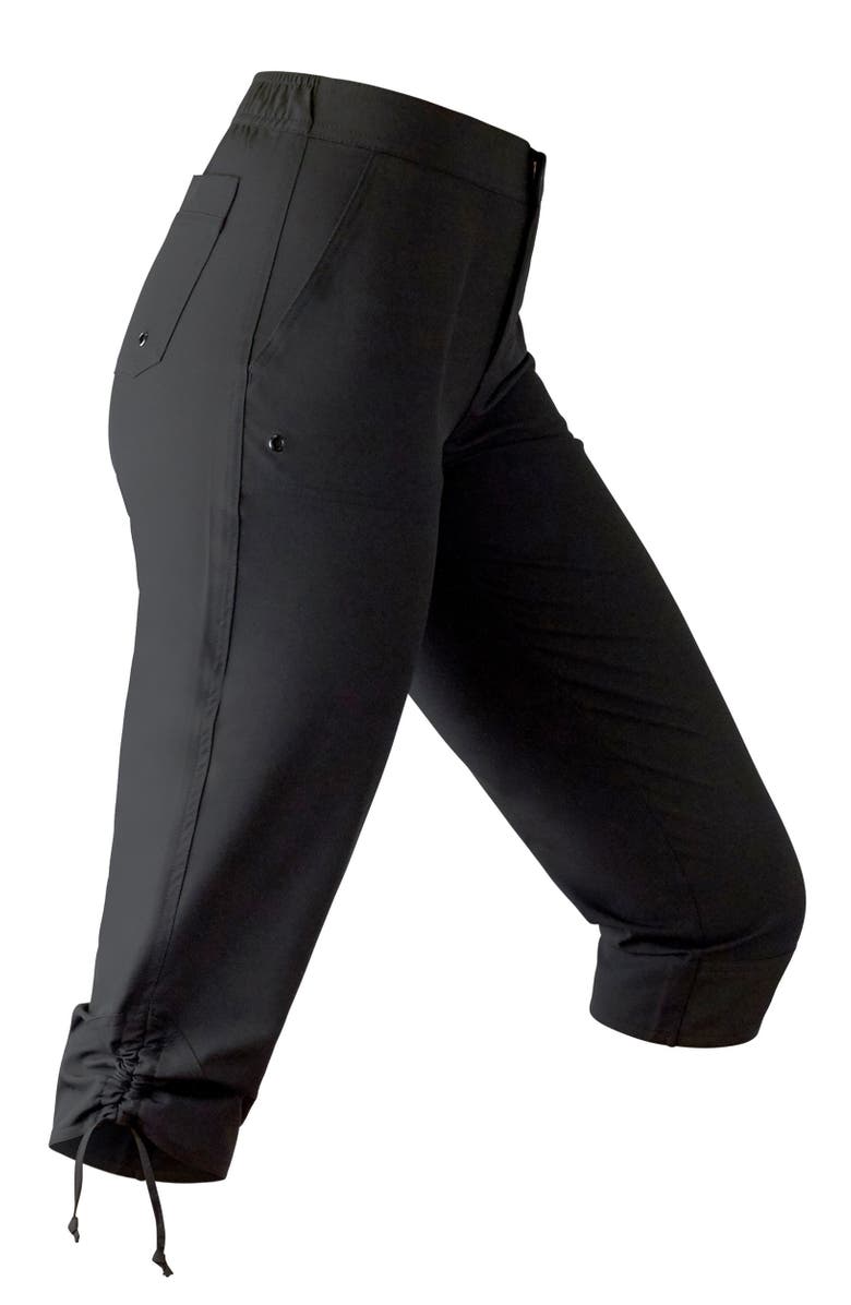 UV Skinz Beach Capris, Alternate, color, Black