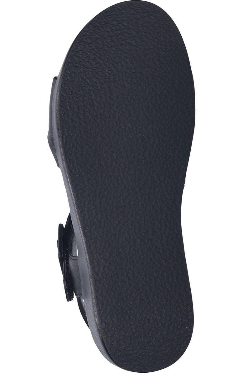 Josef Seibel Eve 02 Ankle Strap Platform Wedge Sandal, Alternate, color, Black