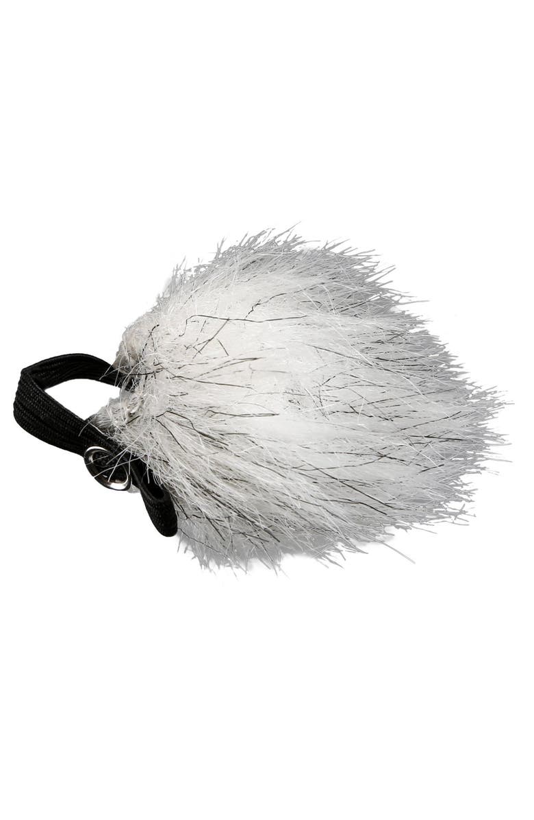 MOVO WS10n Universal Furry Outdoor Microphone Windscreen Muff for All Lavalier Microphones, Alternate, color, Black