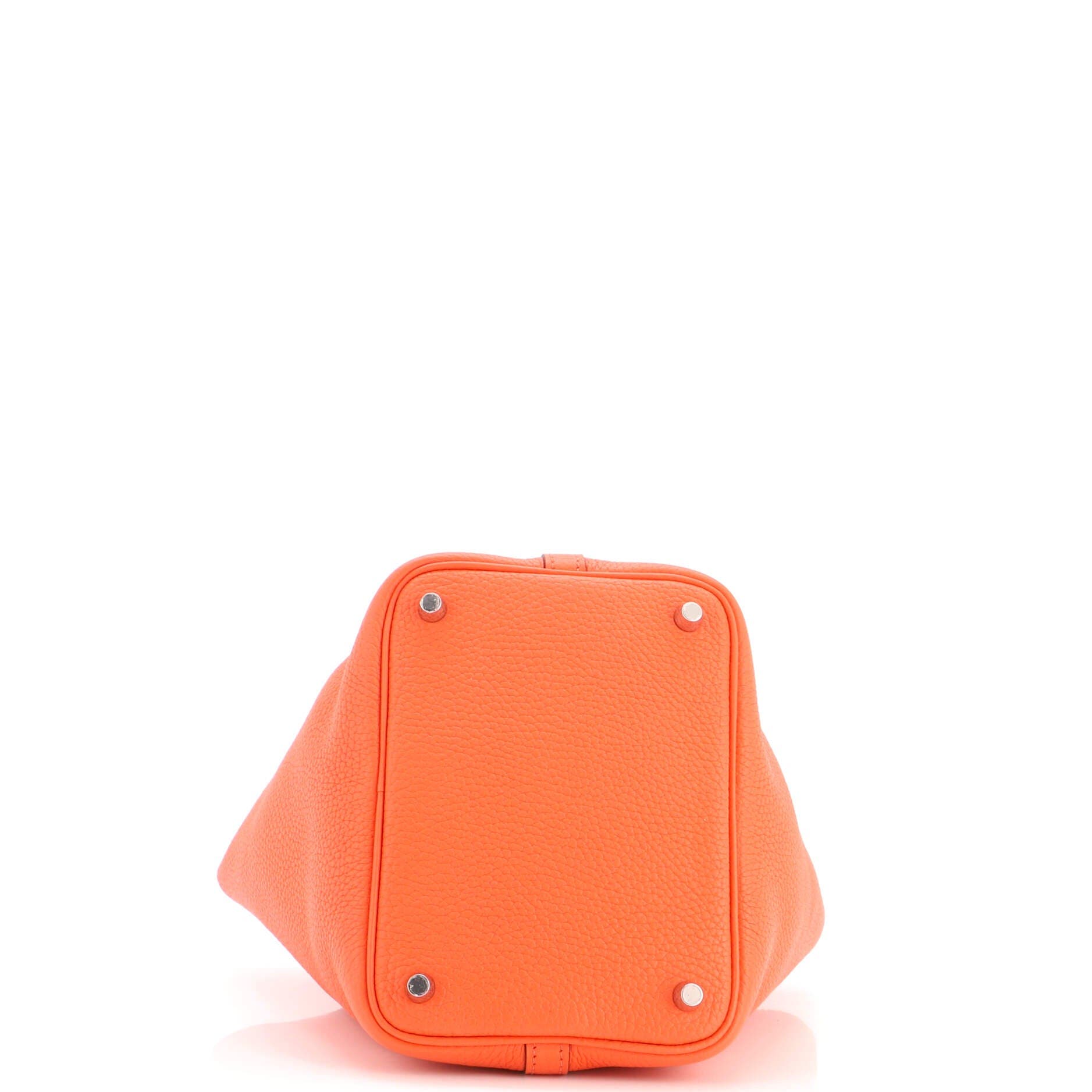 Eclat Picotin Lock Bag Clemence PM, Alternate, color, Orange