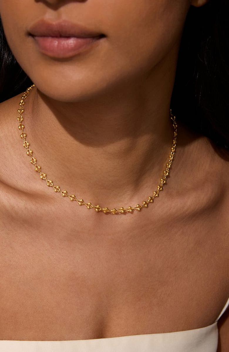 Satya Jewelry Golden Hour Coin Chain Necklace, Alternate, color, Gold