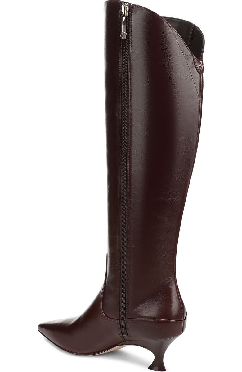 27 EDIT Naturalizer Pepper Kitten Heel Knee High Boot, Alternate, color, Wine Red