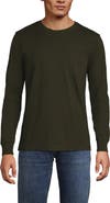 Lands' End Super-T Long Sleeve T-Shirt with Pocket
