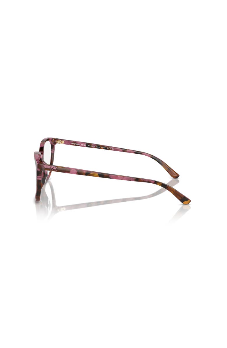 Michael Kors 55mm Rectangle optical glasses, Alternate, color, Brown